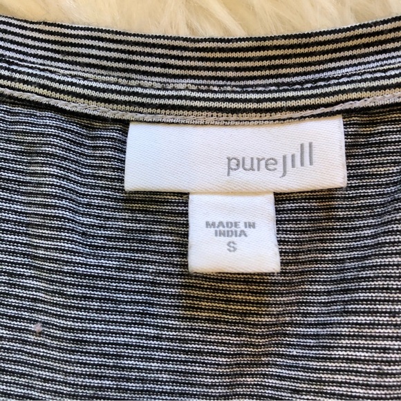 J. Jill Pure Jill Striped Long Sleeve Tunic Size Small - Picture 3 of 6